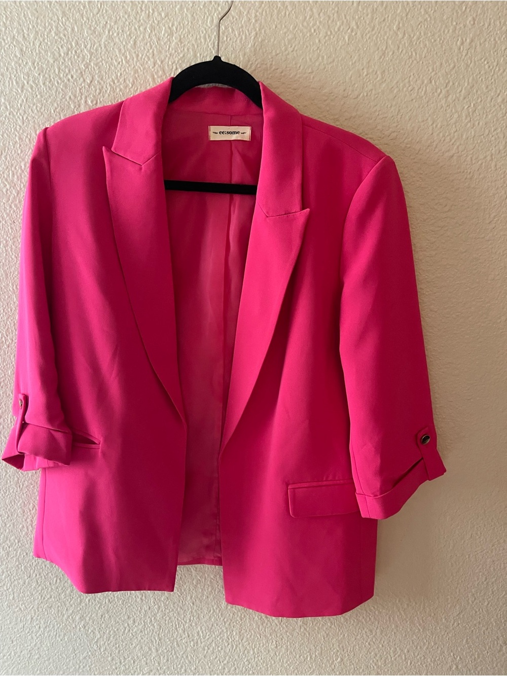 eesome Hot Pink Women's Blazer